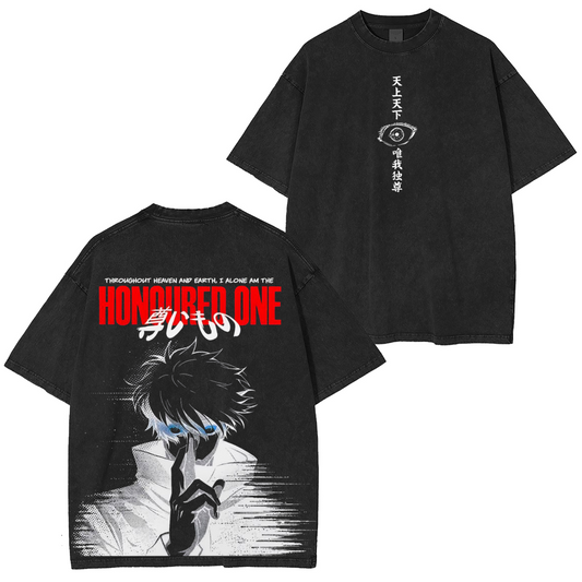 Gojo Satoru, Jujutsu Kaisen Anime Washed T-shirt/Crewneck/Hoodie