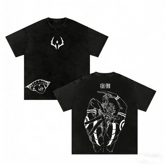 Ryomen Sukuna,Jujutsu Kaisen Anime Washed T-shirt/Crewneck/Hoodie