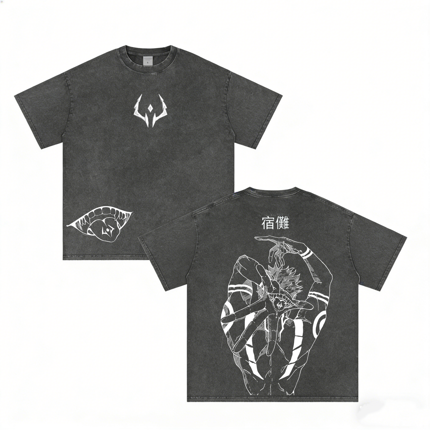 Ryomen Sukuna,Jujutsu Kaisen Anime Washed T-shirt/Crewneck/Hoodie