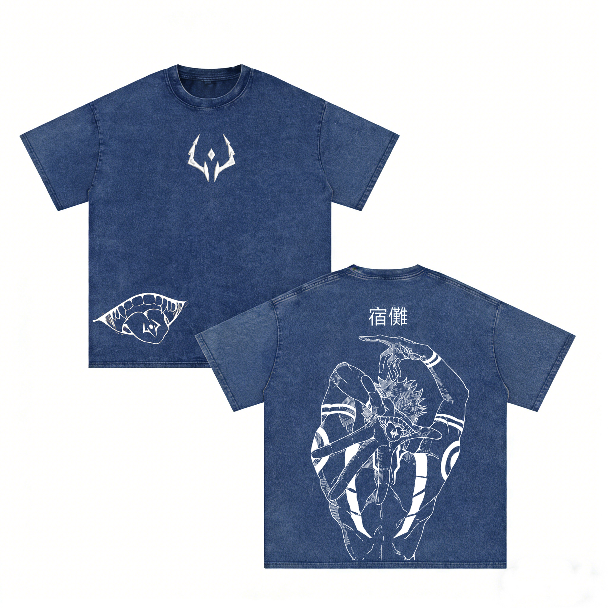 Ryomen Sukuna,Jujutsu Kaisen Anime Washed T-shirt/Crewneck/Hoodie