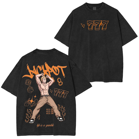 Hakari 777,Jujutsu Kaisen Anime Washed T-shirt/Crewneck/Hoodie