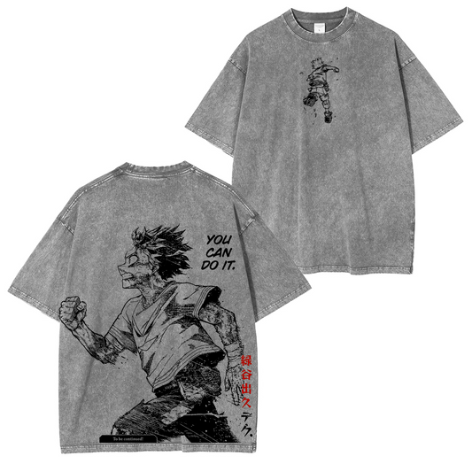 Deku My Hero Academia Anime Polera Lavada