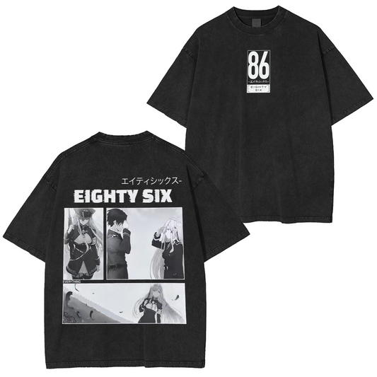 Eighty-Six Vintage Anime Washed T-shirt/Crewneck/Hoodie