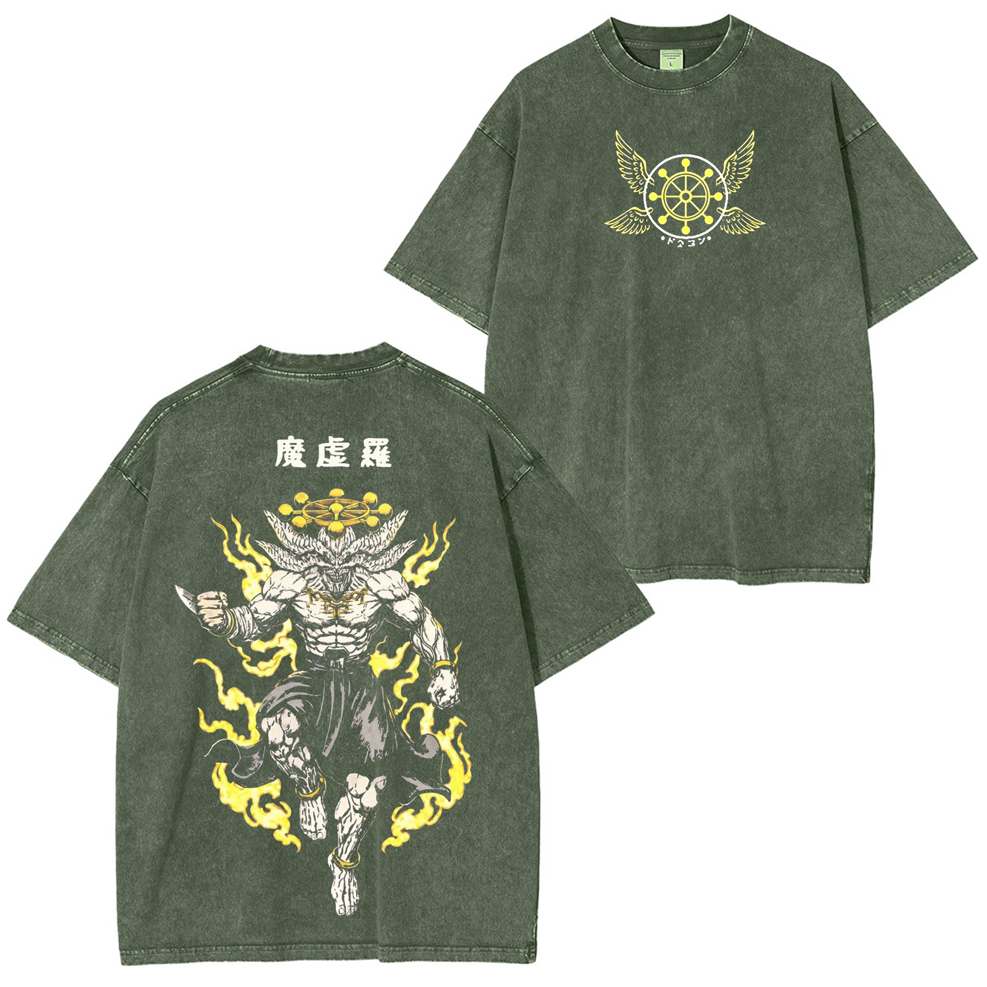 Mahoraga, Jujutsu Kaisen Anime Washed T-shirt/Crewneck/Hoodie