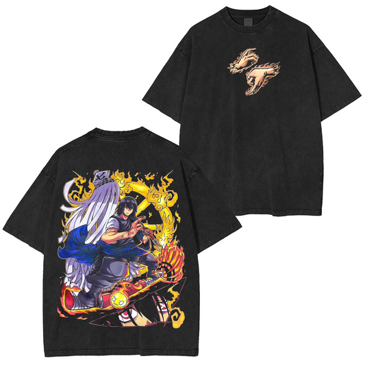Benimaru,Fire Force Anime Washed T-shirt/Crewneck/Hoodie
