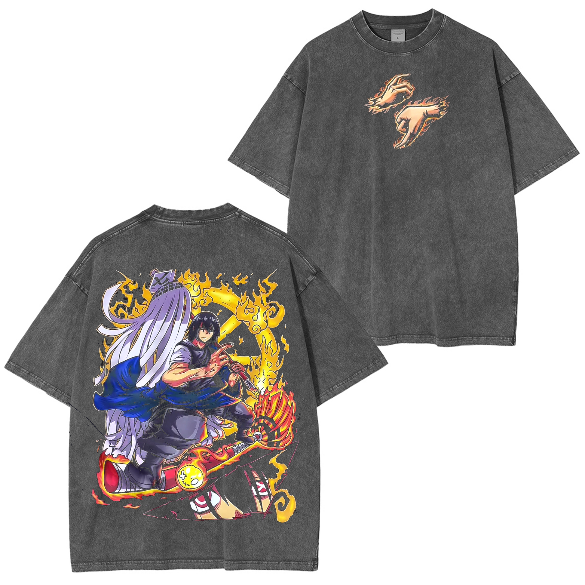 Benimaru,Fire Force Anime Washed T-shirt/Crewneck/Hoodie