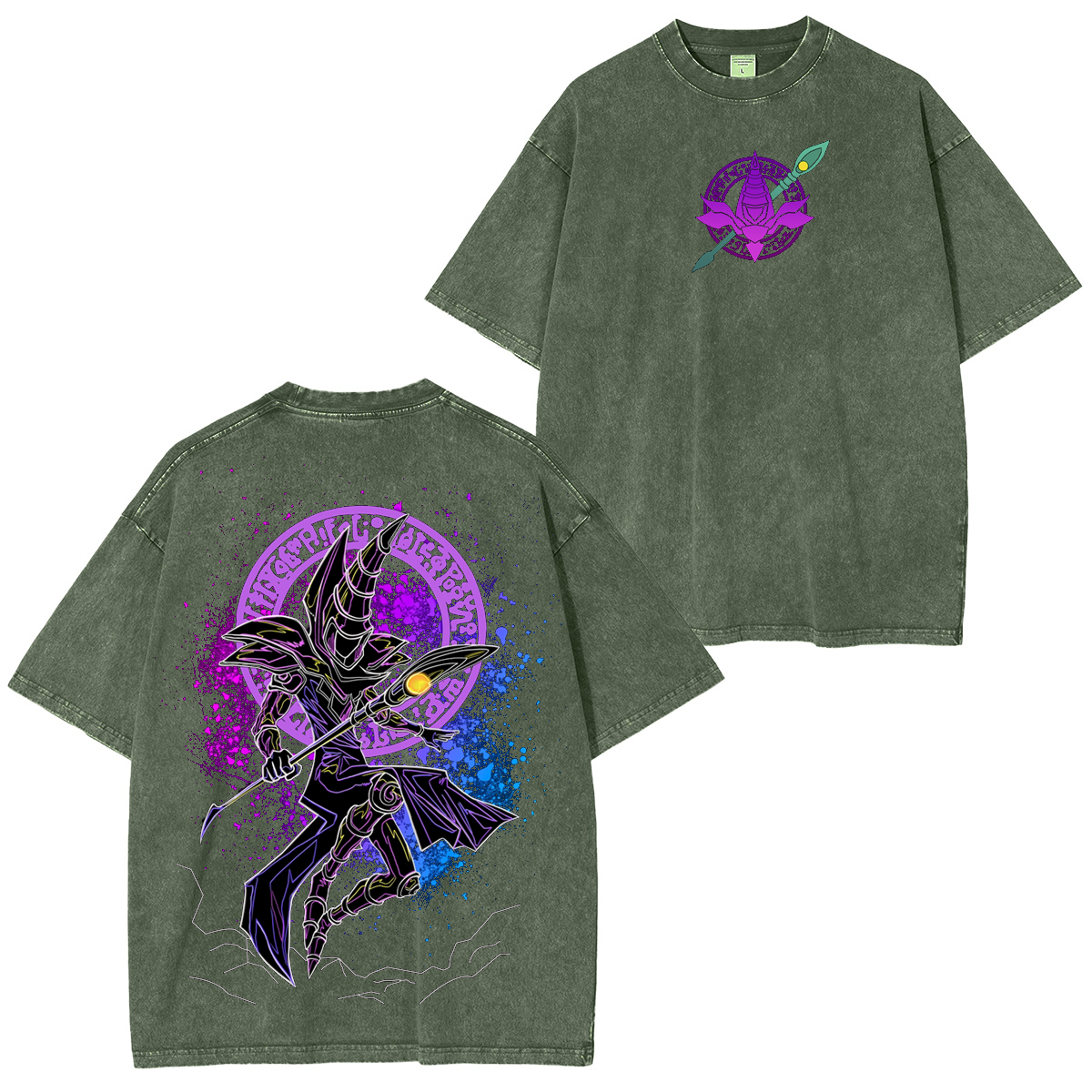 Dark magician,Yu-Gi-Oh! Polera Unisex Lavada