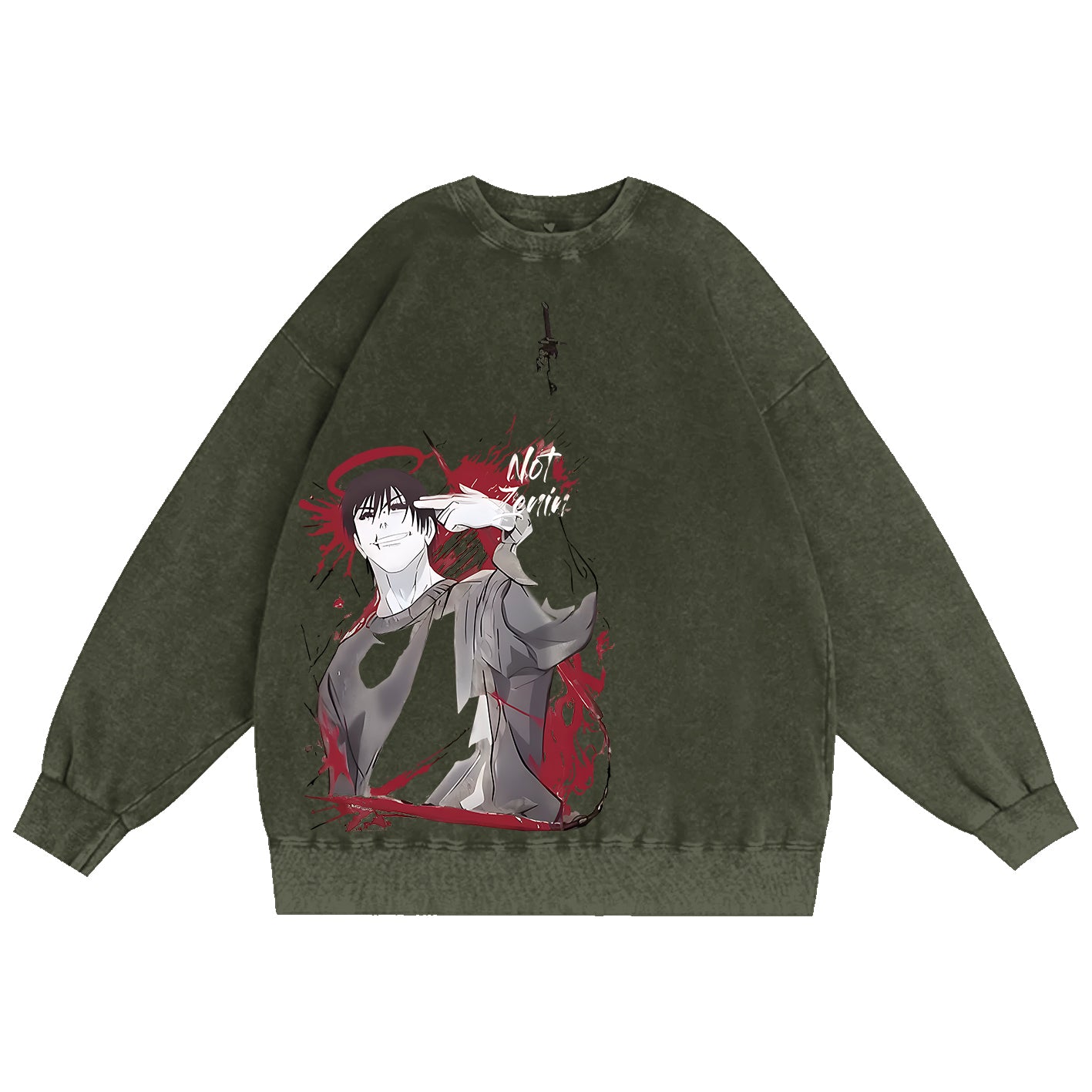 Jujutsu Kaisen Unisex Washed Crewneck Sweatshirt