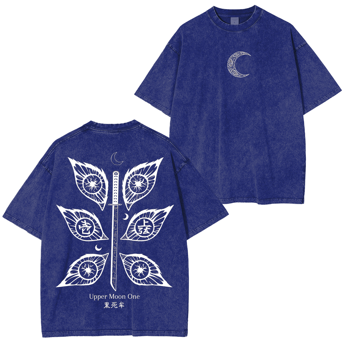Kokushibo,Demon Slayer Anime Polera Unisex Lavada