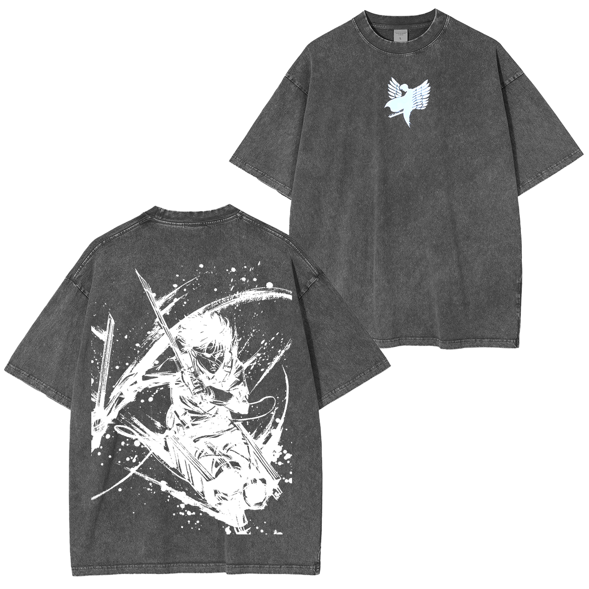 Levi Ackerman, Attack on Titan Anime Polera Unisex Lavada