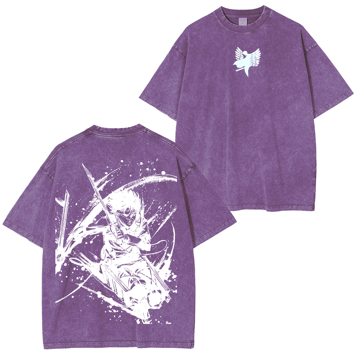 Levi Ackerman, Attack on Titan Anime Polera Unisex Lavada