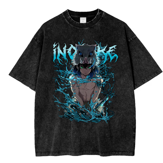 Zenitsu Agatsuma Anime Unisex Washed T-Shirt