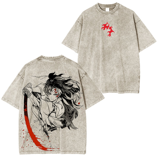 Yoriichi,Demon SlayerUnisex Washed T-Shirt