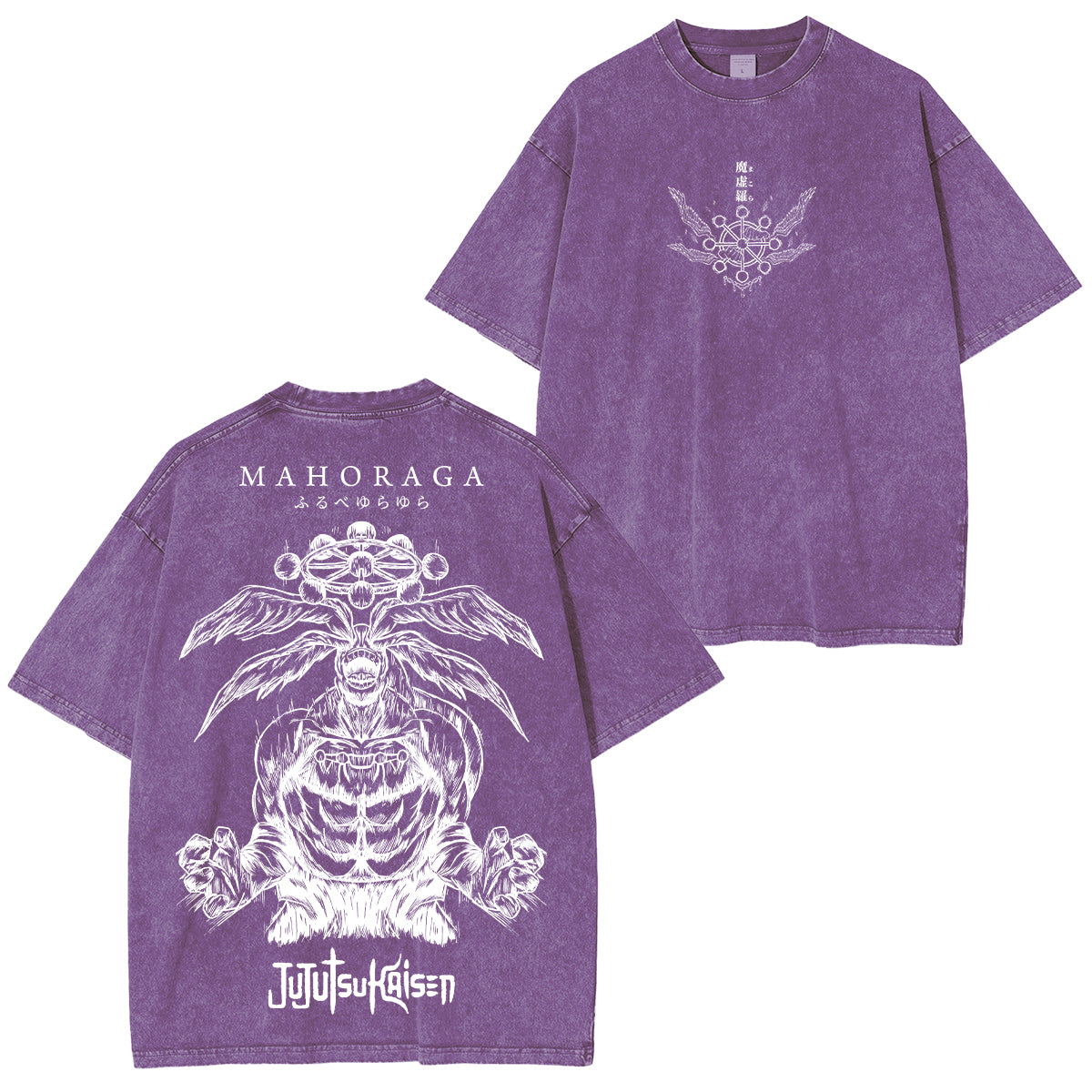 Mahoraga Jujutsu Kaisen Anime Unisex Washed T-Shirt/HOODIE