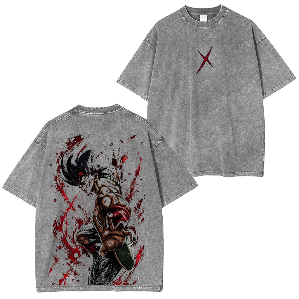 Dragon Ball Bardock Polera Lavada Vintage