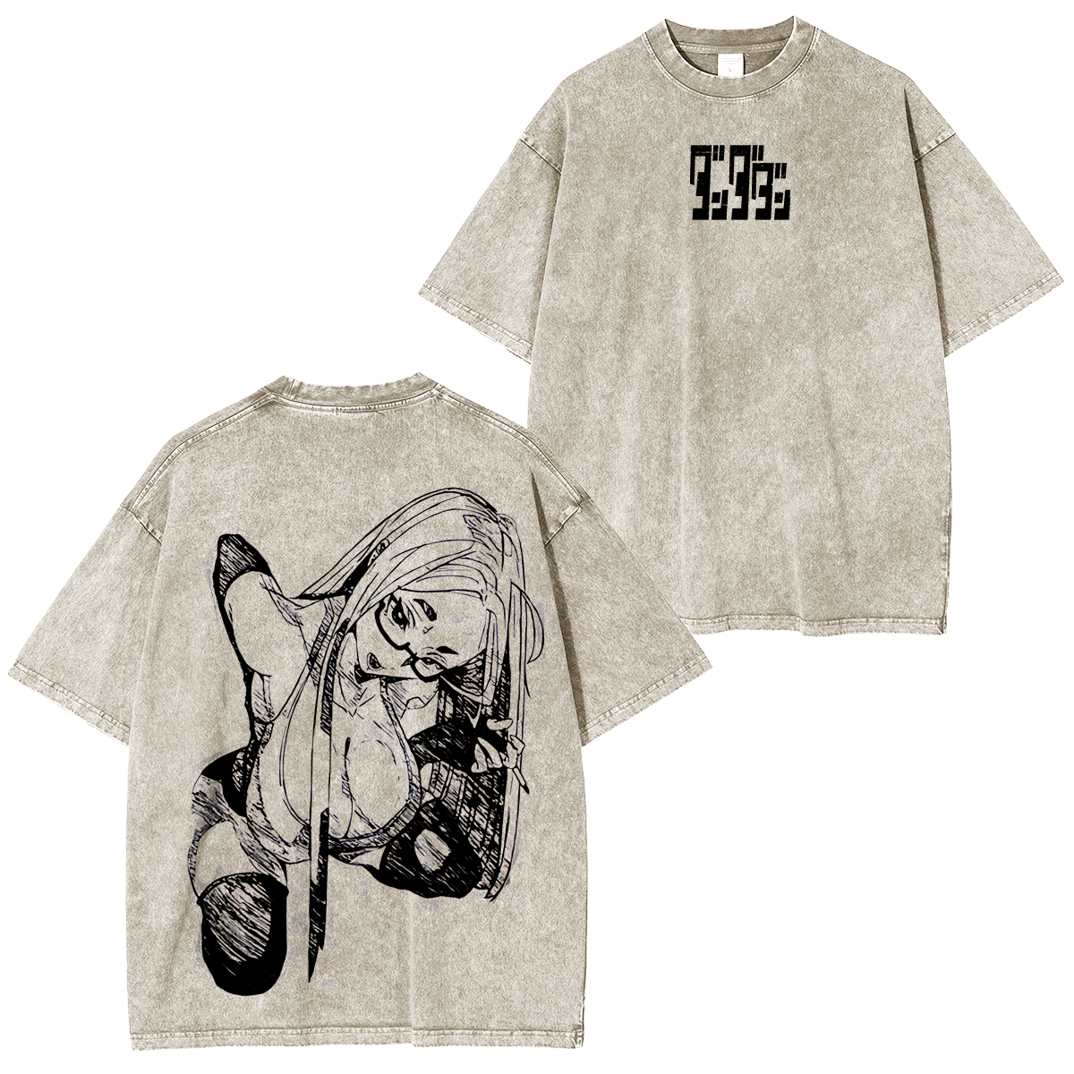 Seiko Ayase,Dandadan Anime Unisex Washed T-Shirt