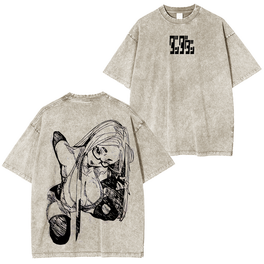 Seiko Ayase,Dandadan Anime Unisex Washed T-Shirt