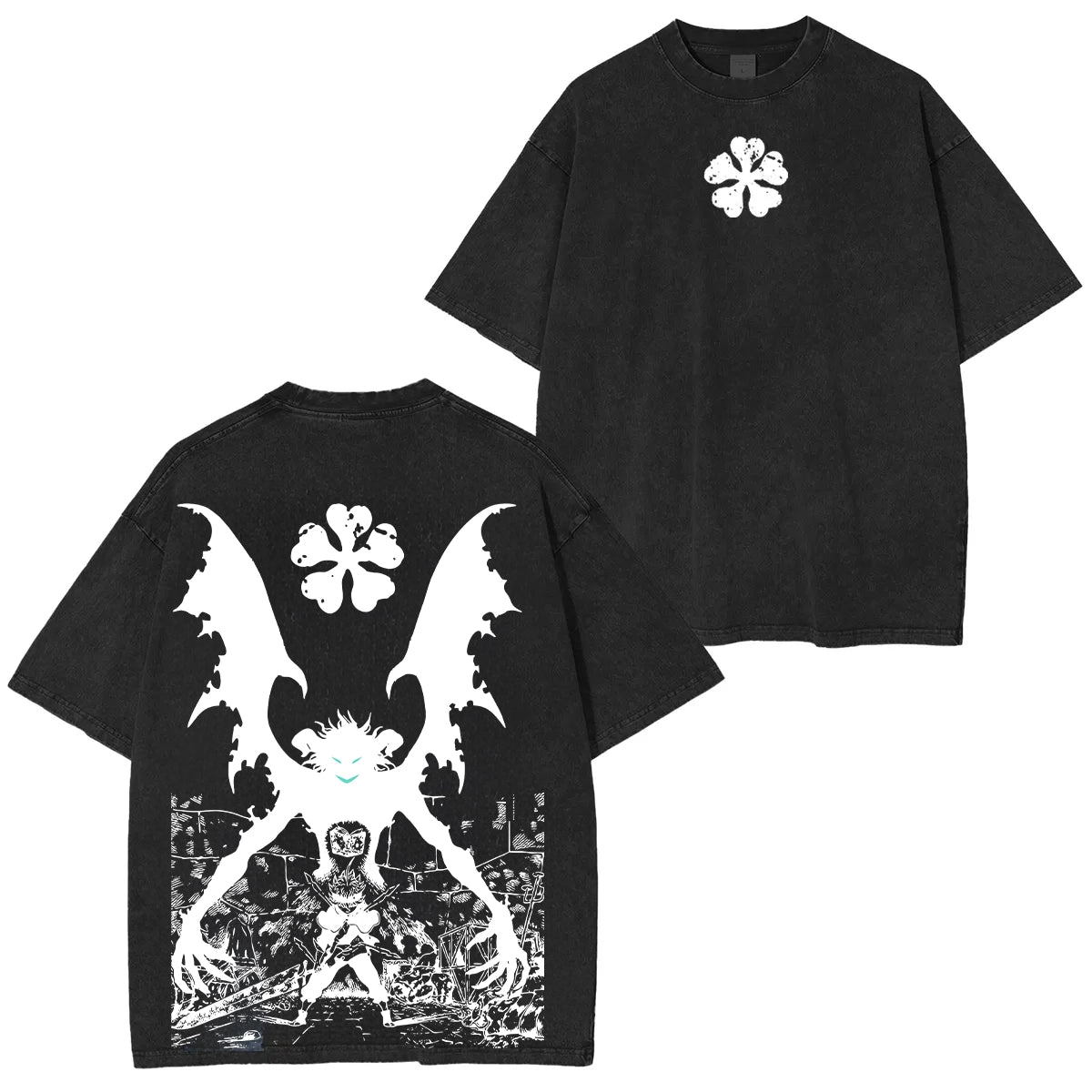 Black Clover Streetwear Inspired Anime Polera