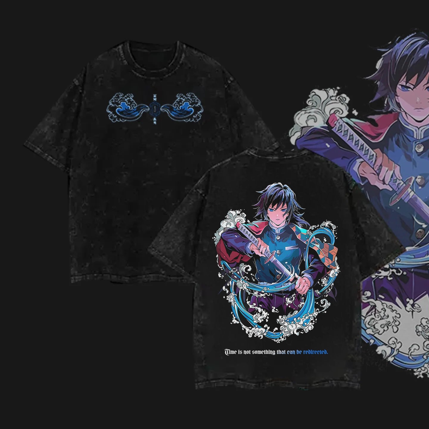 Hashira Demon Slayer Polera – Rengoku, Giyu, Tengen, Obanai, Gyomei, Mitsuri Oversize Lavada Vintage