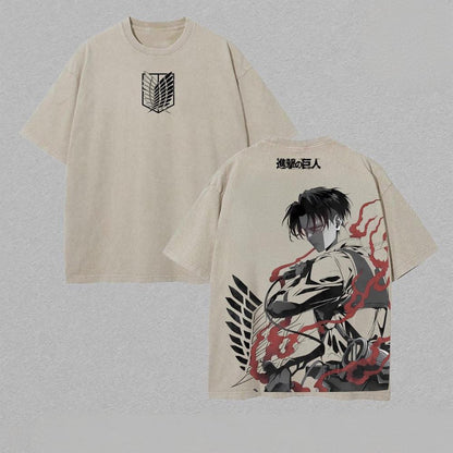 Attack on Titan: Levi Ackerman Vintage Polera