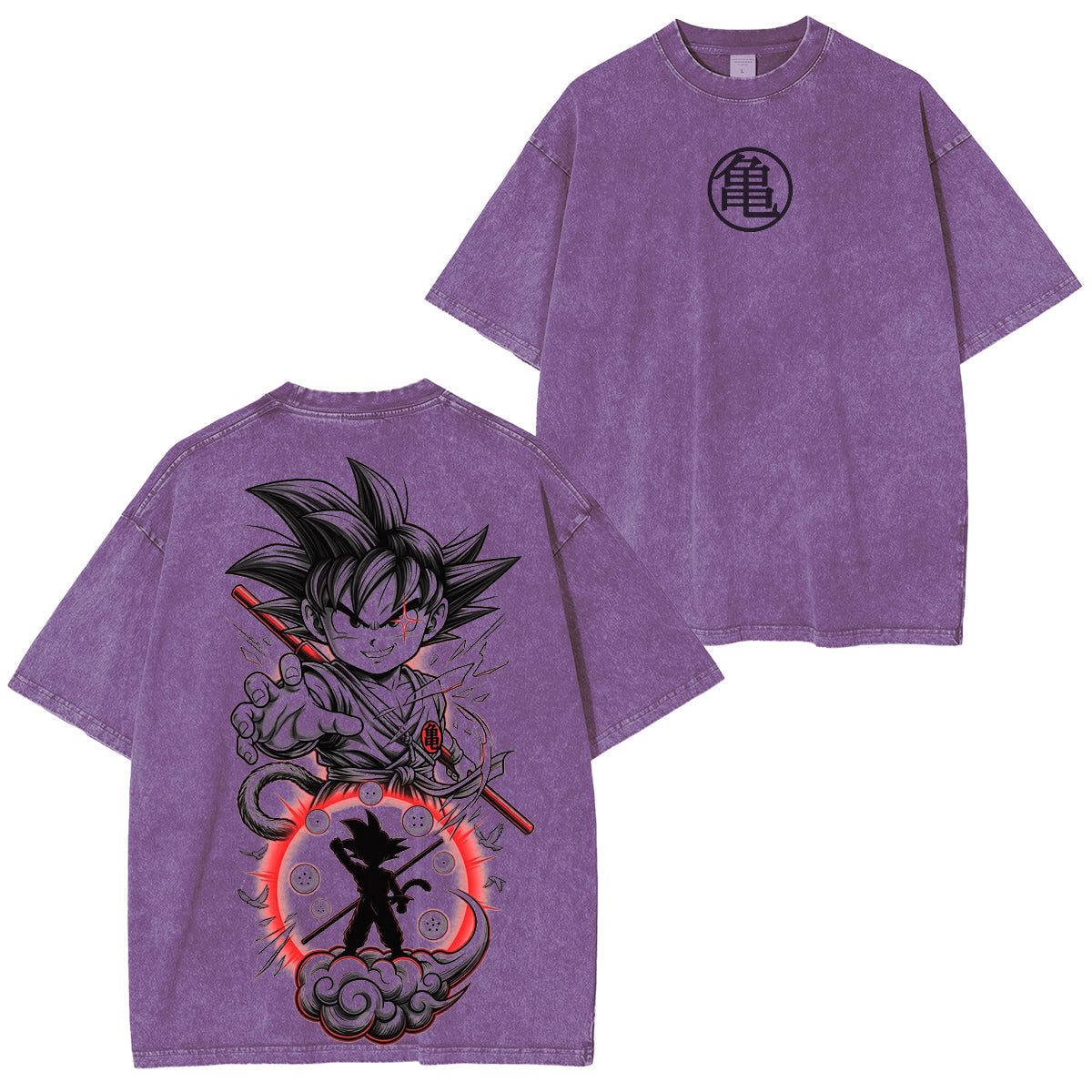 Dragon Ball Z:Kakarot Saiyan Warrior Washed T-shirt