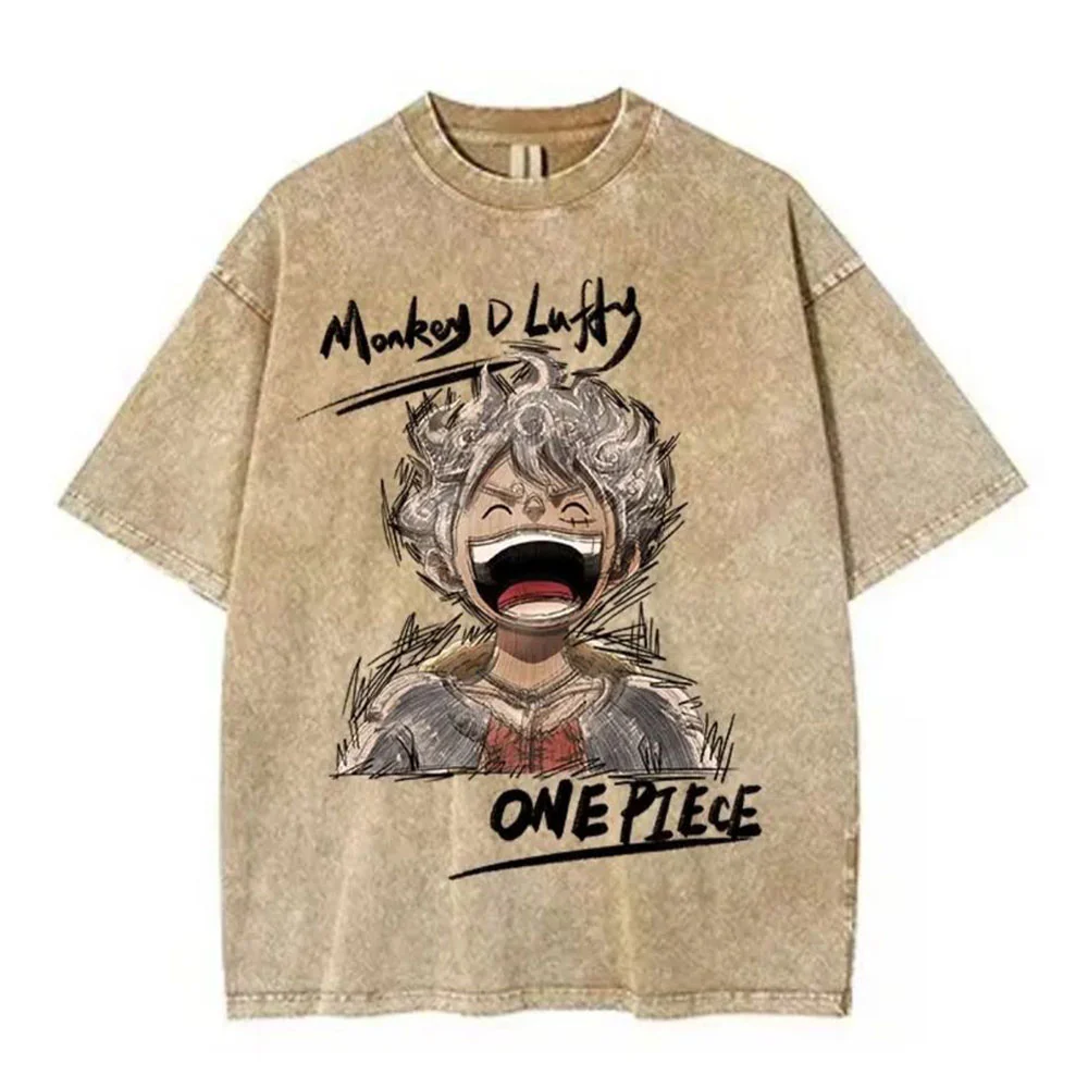monkey-d-luffy- Vintage washed T-shirt/Crewneck/Hoodie