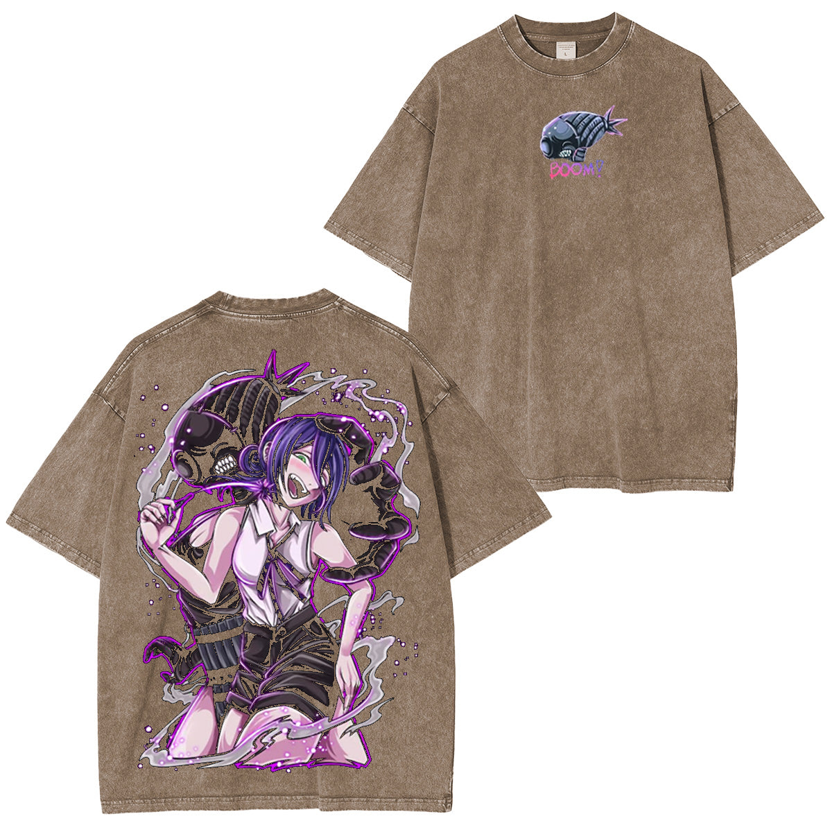 Chainsaw Man Vintage Washed T-shirt/Crewneck/Hoodie