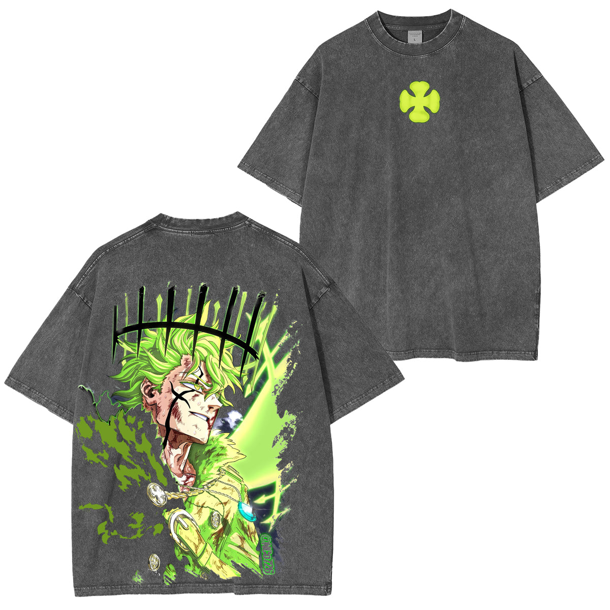 Black Clover Vintage washed T-shirt/Crewneck/Hoodie