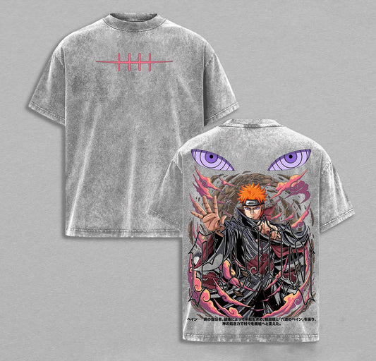 Naruto: Nagato Pain Rinnegan Washed T-shirt/Crewneck/Hoodie