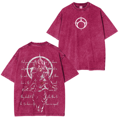Dragon Ball Super Goku Black (Zamasu) Anime Polera Lavada