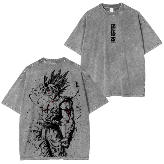Dragon Ball Super Goku.Polera Lavada