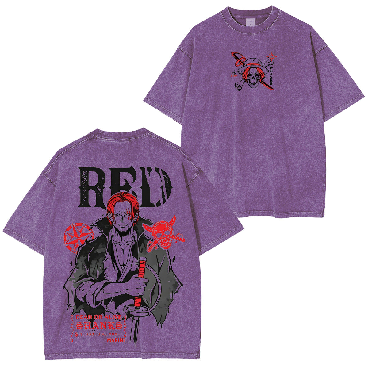 One Piece Shanks Vintage Tee