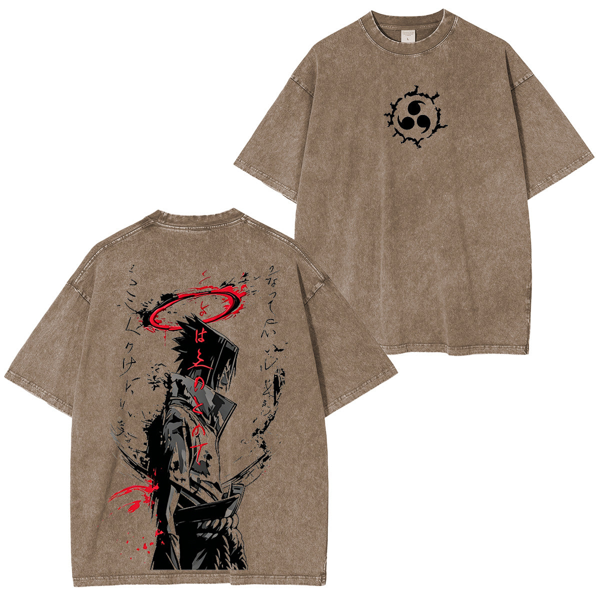 Naruto Polera Lavada Vintage