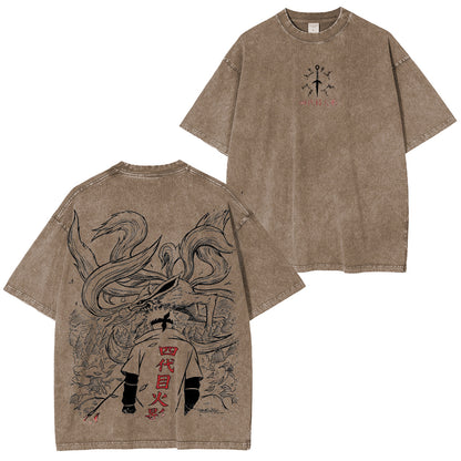 Naruto Polera Lavada Vintage