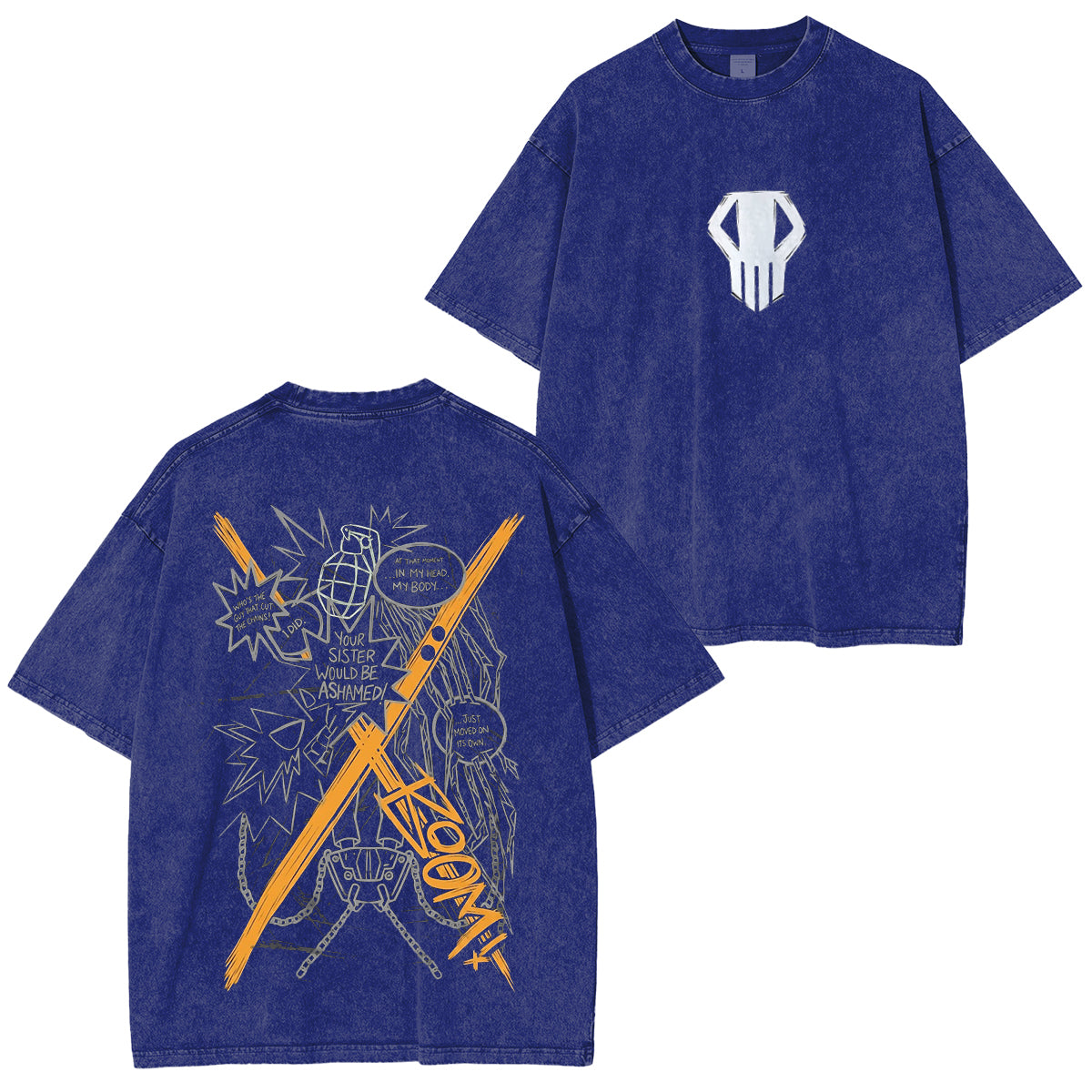 Katsuki Bakugo,My Hero Academia Polera Lavada Vintage