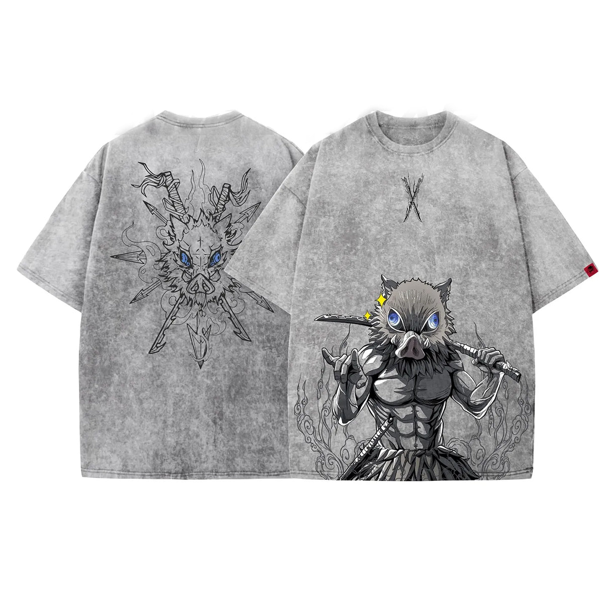 Demon Slayer: Inosuke Hashibira Vintage Washed T-shirt/Crewneck/Hoodie