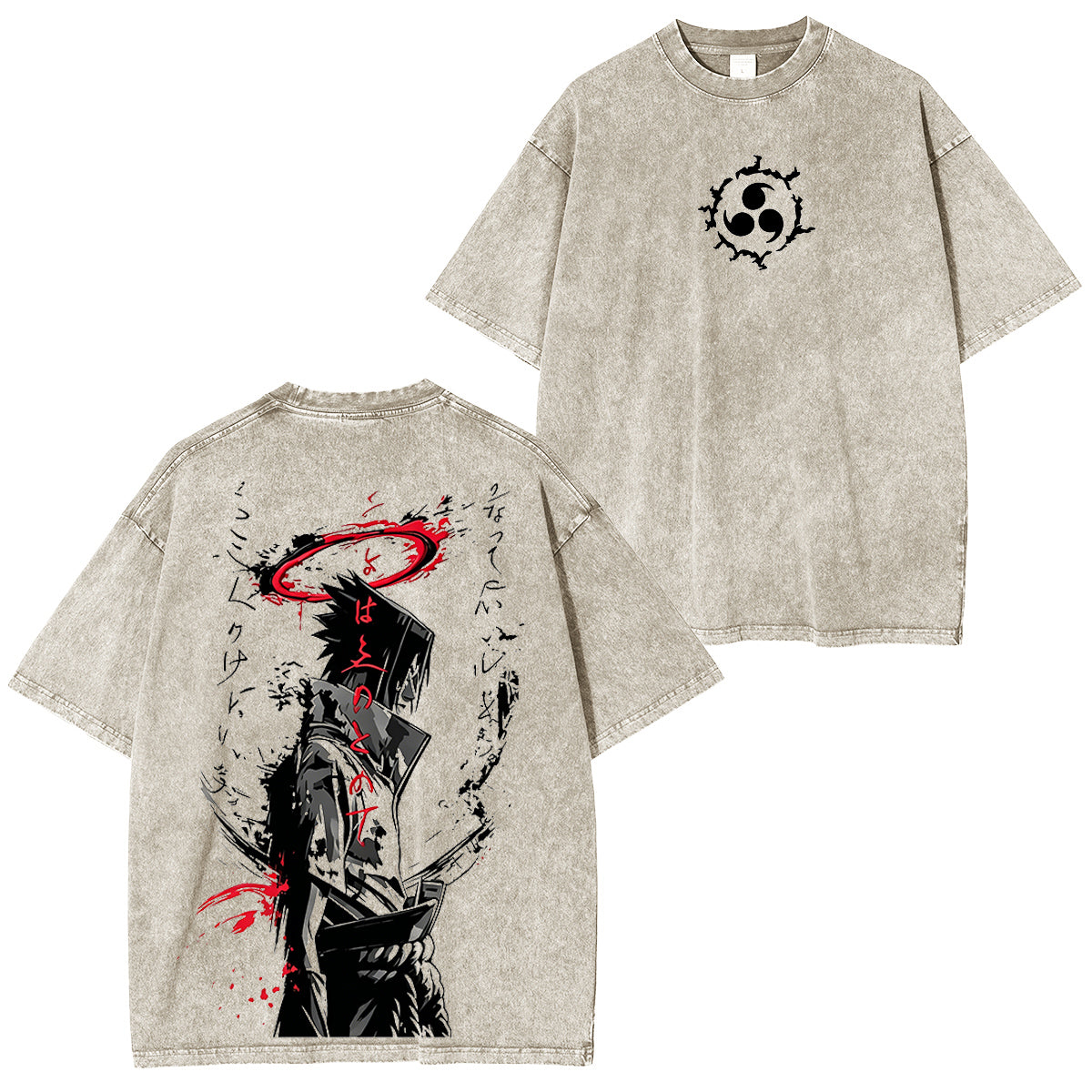 Naruto Polera Lavada Vintage