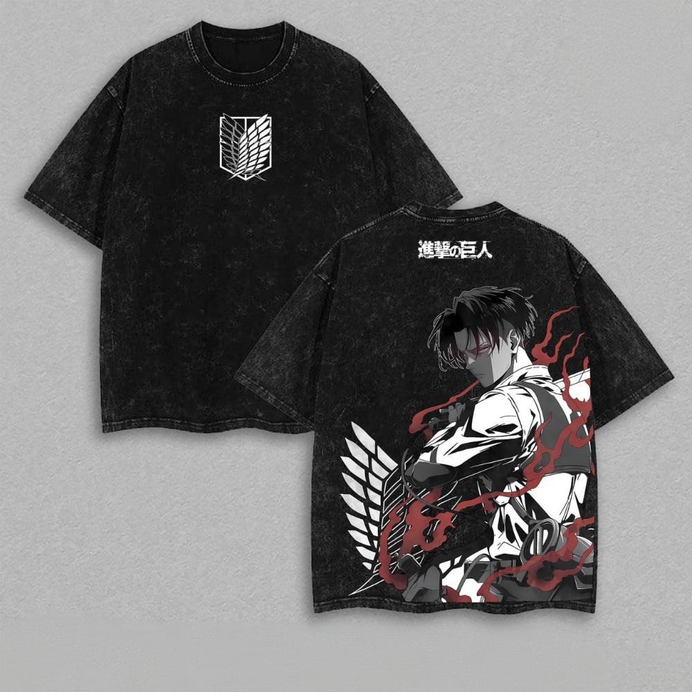 Attack on Titan: Levi Ackerman Vintage Polera
