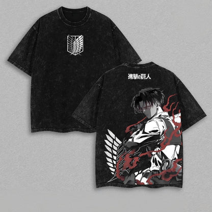 Attack on Titan: Levi Ackerman Vintage Polera