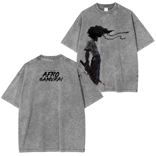 Afro Samurai Vintage washed T-shirt/Crewneck/Hoodie