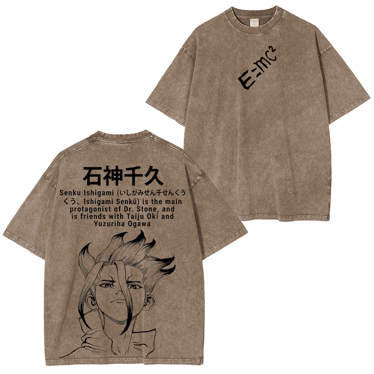 Dr.STONE : Senku Ishigami Vintage Unisex Washed T-Shirt