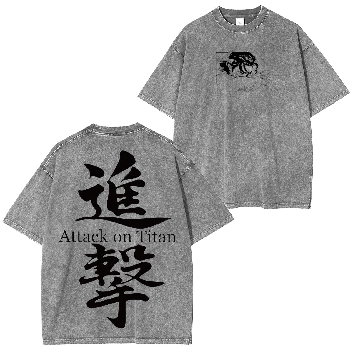 Attack On Titan Washed T-shirt/Crewneck/Hoodie