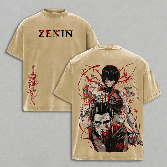 Maki Zenin ,Jujutsu Kaisen Anime Washed T-shirt/Crewneck/Hoodie