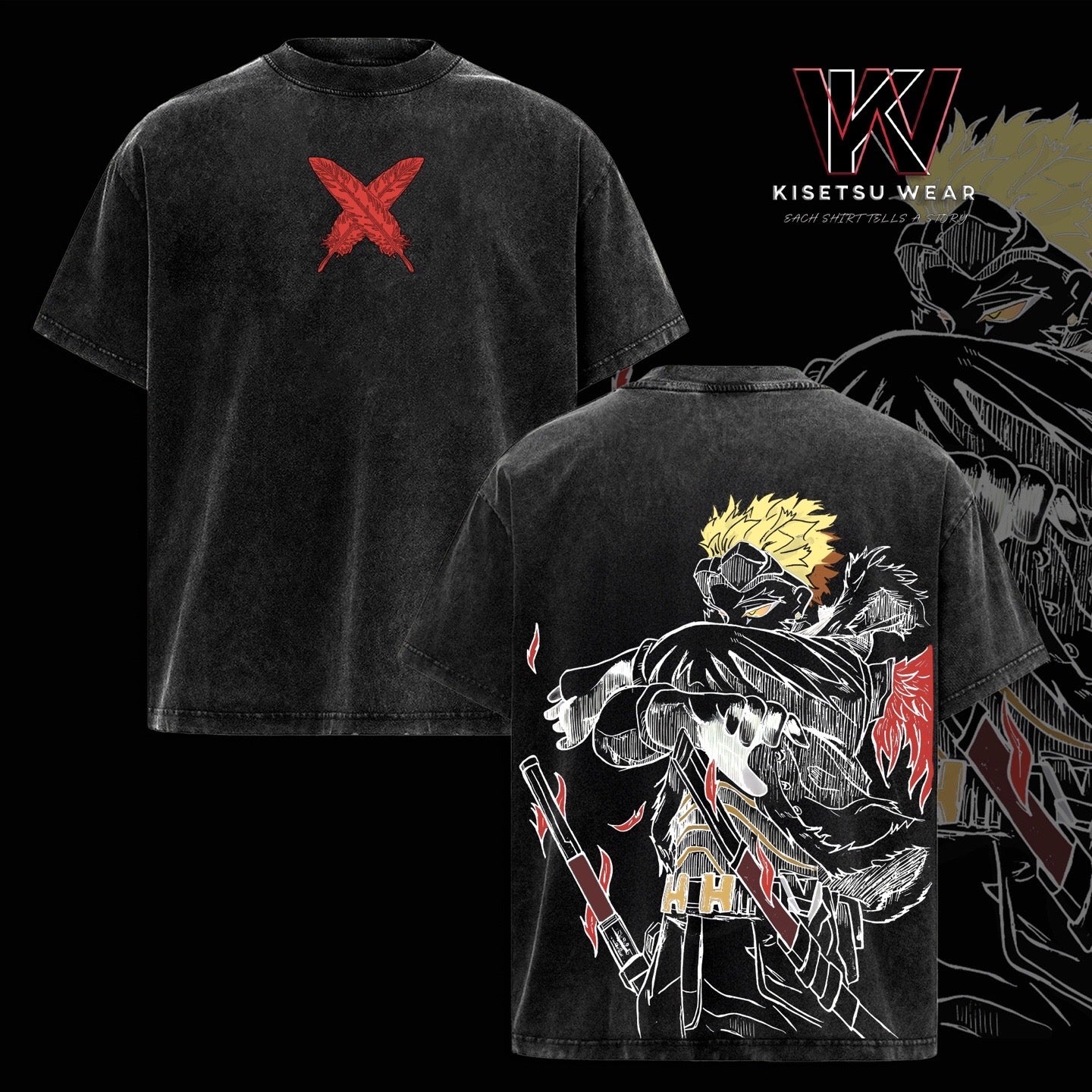 ichigo Bleach Vintage Washed T-shirt/Crewneck/Hoodie