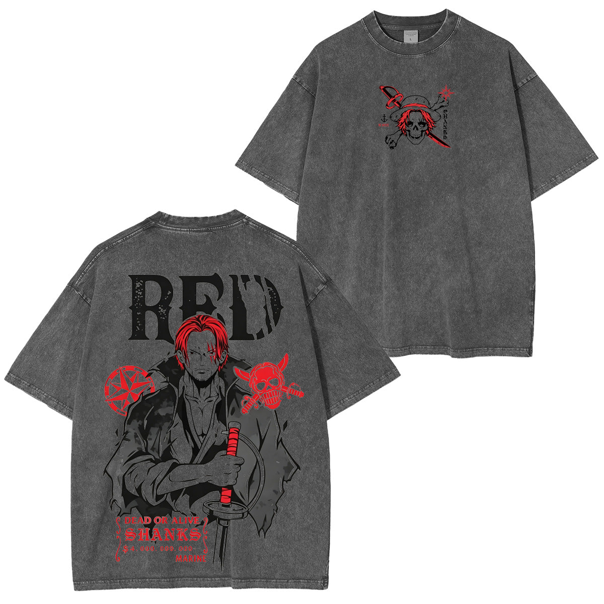 One Piece Shanks Vintage Tee