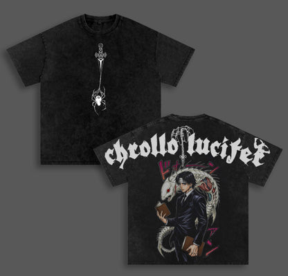 Hunter X Hunter Chrollo Lucilfer Polera Lavada Vintage