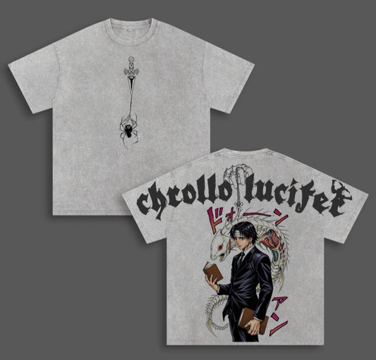 Hunter X Hunter Chrollo Lucilfer Polera Lavada Vintage