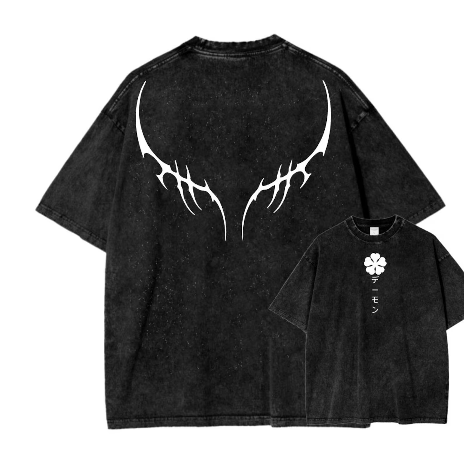 Black Clover Vintage Washed Unisex T-Shirt