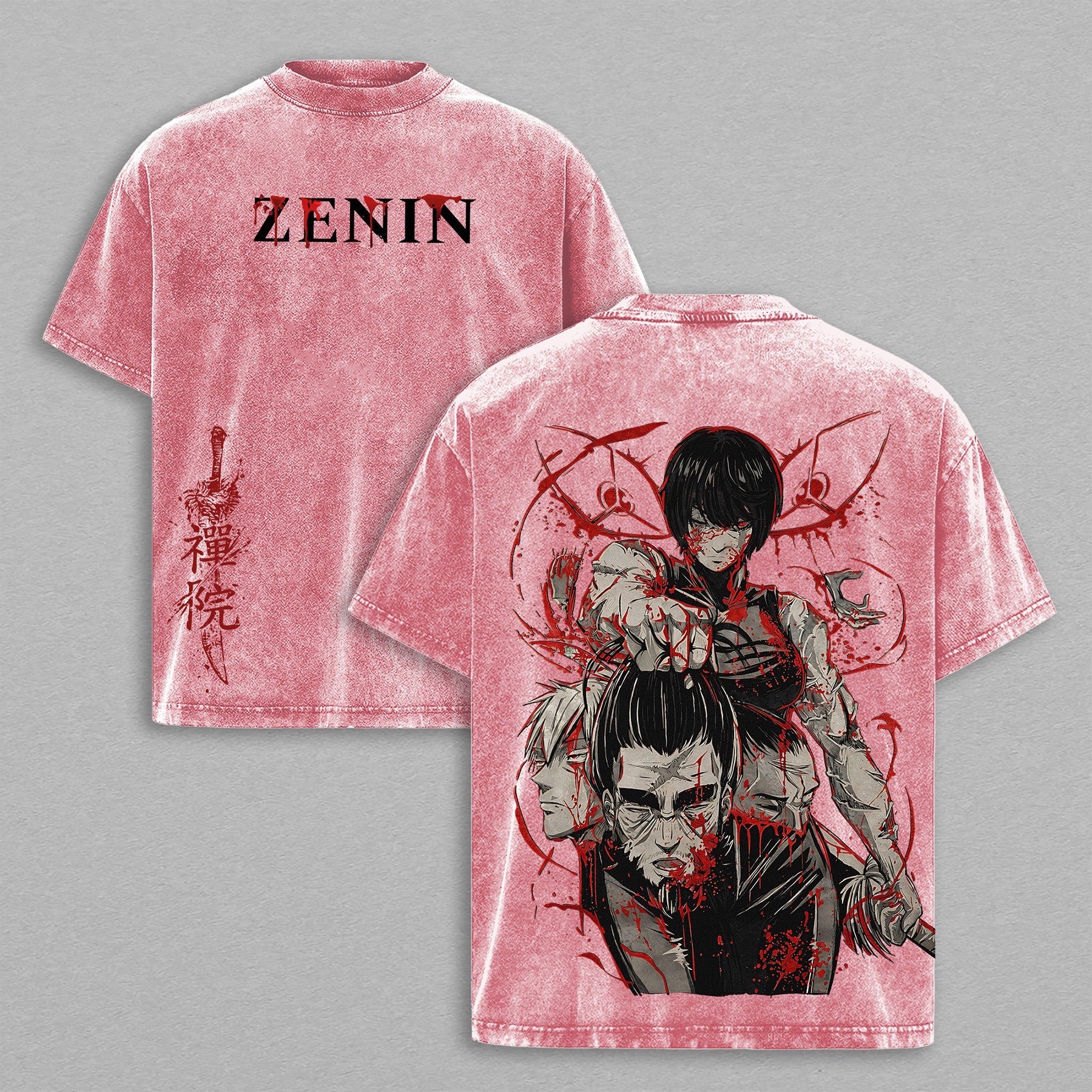 Maki Zenin ,Jujutsu Kaisen Anime Washed T-shirt/Crewneck/Hoodie