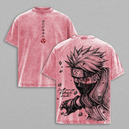 Kakashi,Naruto Anime Polera Lavada